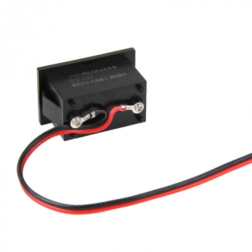 V40D Écran de lumière verte 2 fils mini-mètre de tension numérique étanche IPX4, tension de mesure: CC 15-120V SH001G857-04