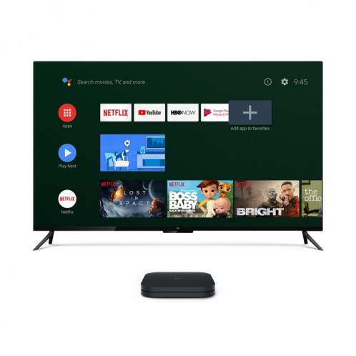  Xiaomi TV Box S 2nd Gen 4K HDR Google TV avec Google Assistant Remote Streaming Media Player, Cortex-A55 Quad-core 64bit, 2GB+8GB, Google TV, Version UE (Noir) SX096B408-015