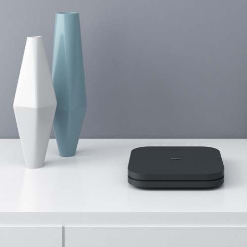  Xiaomi TV Box S 2nd Gen 4K HDR Google TV avec Google Assistant Remote Streaming Media Player, Cortex-A55 Quad-core 64bit, 2GB+8GB, Google TV, Version UE (Noir) SX096B408-015