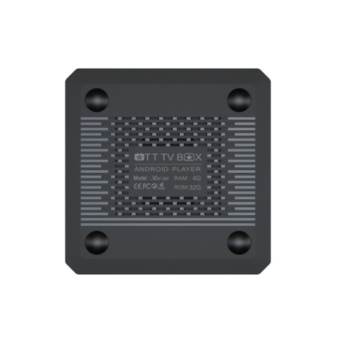 X96 X4 8K Boîte de télévision Smart TV Android 11.0 Media Player avec télécommande, AMLogic S905x4 quad core ARM Cortex A55, RAM: 4 Go, Rom: 32 Go, Soutenir 100m, double bande WIFI, Bluetooth, Fiche UK SH74UK1975-010