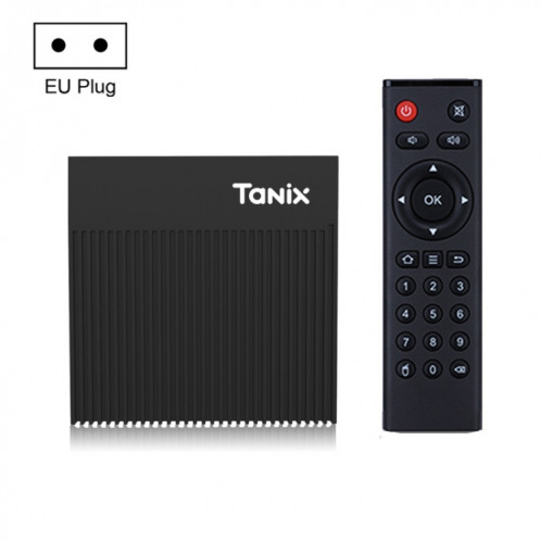 Tanix X4 Android 11 Smart TV Box, Amlogic S905X4 Quad Core, 4 Go + 64 Go, double Wifi, BT () SH85EU413-08