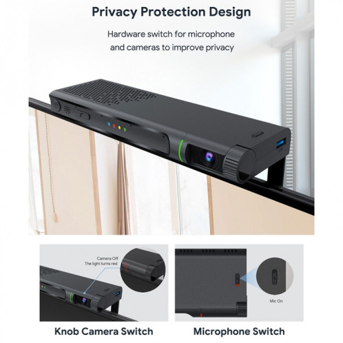 MECOOL KA2 Appel vidéo sur TV Android 10.0 Smart TV Box avec télécommande, Amlogic S905X4 Quad Core Cortex A35, 2 Go + 16 Go, double bande / Ethernet / caméra () SM97EU1557-016
