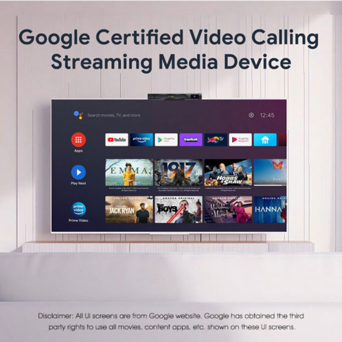 MECOOL KA2 Appel vidéo sur TV Android 10.0 Smart TV Box avec télécommande, Amlogic S905X4 Quad Core Cortex A35, 2 Go + 16 Go, double bande / Ethernet / caméra () SM97EU1557-016