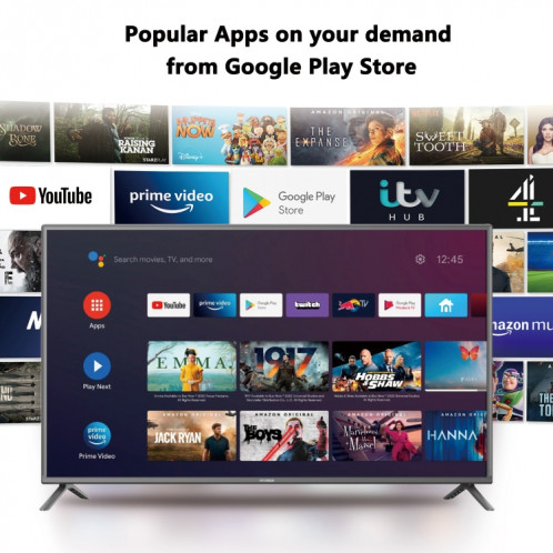 MECOOL KA1 Haut-parleur TV intelligent Android 11 TV Box avec télécommande, Amlogic S905X4 Quad Core Cortex-A55, 4 Go + 32 Go, double bande / Bluetooth / Ethernet / OTT () SM02EU244-010
