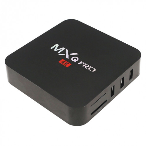 MXQ PROi 1080P 4K HD Smart TV BOX avec télécommande, Android 7.1 S905W Quad Core Cortex-A53 jusqu'à 2GHz, RAM: 2 Go, ROM: 16 Go, WiFi support SH07721380-010