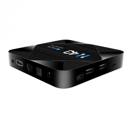 H40 4K Ultra HD Smart TV BOX Android 10.0 Lecteur multimédia avec télécommande, Quad-core, RAM : 4 Go, ROM : 64 Go () SH26EU1033-015