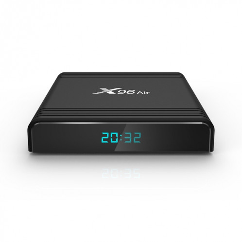 X96 Air 8K Smart TV BOX Android 9.0 Lecteur multimédia avec télécommande, Quad-core Amlogic S905X3, RAM : 2 Go, ROM : 16 Go, WiFi double bande, SH29EU1579-013