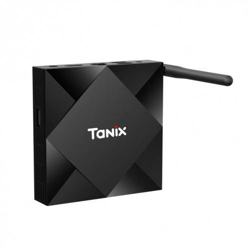 TANIX TX6s 4K Smart TV BOX Android 10 Lecteur multimédia avec télécommande, Quad Core Allwinner H616, RAM : 4 Go, ROM : 32 Go, WiFi 2,4 GHz/5 GHz, Bluetooth, SH34EU1326-011