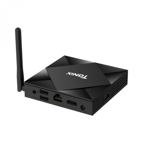 TANIX TX6s 4K Smart TV BOX Android 10 Lecteur multimédia avec télécommande, Quad Core Allwinner H616, RAM : 4 Go, ROM : 32 Go, WiFi 2,4 GHz/5 GHz, Bluetooth, SH34EU1326-011
