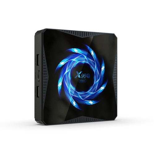 TANIX X96Q Max 4K Smart TV BOX Android 10 Lecteur multimédia avec télécommande, Quad Core Allwinner H616, RAM : 4 Go, ROM : 64 Go, WiFi 2,4 GHz/5 GHz, prise US SH38US1981-015