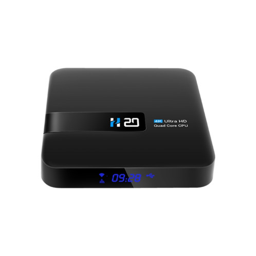 H20 4K Smart TV BOX Android 10.0 Lecteur multimédia avec télécommande, Quad Core RK3228A, RAM : 1 Go, ROM : 8 Go, WiFi 2,4 GHz, prise US SH82US12-016
