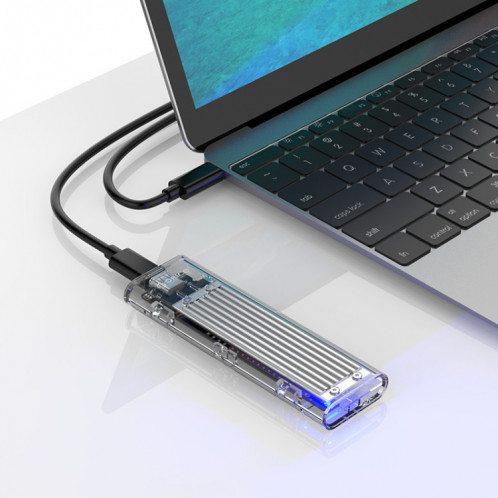 Boîtier SSD ORICO TCM2-C3 NVMe M.2 (10 Gbit / s) (Argent) SO001S1411-013