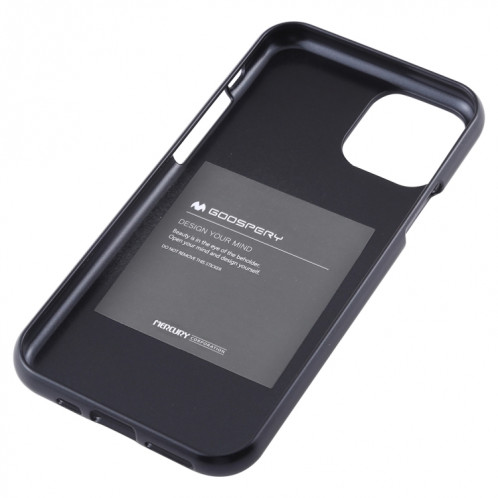 MERCURY GOOSPERY Coque TPU antichoc et anti-rayures i-JELLY pour iPhone 11 Pro Max (Noir) SG802A1010-04