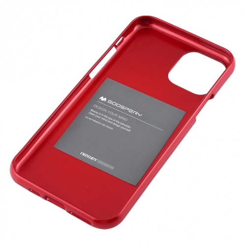 MERCURY GOOSPERY JELLY Coque TPU anti-choc et anti-rayures pour iPhone 11 Pro Max (Rouge) SG102A488-04