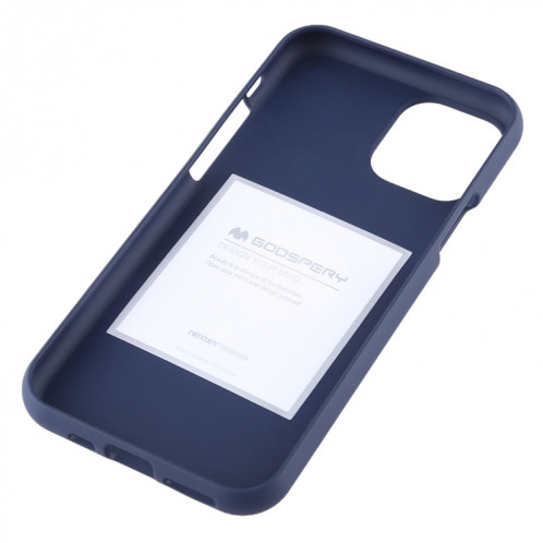 MERCURY GOOSPERY SOFE FEELING Housse TPU antichoc et anti-rayures pour iPhone 11 Pro Max (Bleu foncé) SG503B1801-04