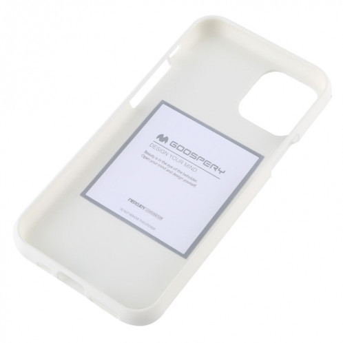 MERCURY GOOSPERY SOFE FEELING Housse TPU antichoc et anti-rayures pour iPhone 11 Pro Max (Blanc) SG503F1755-04