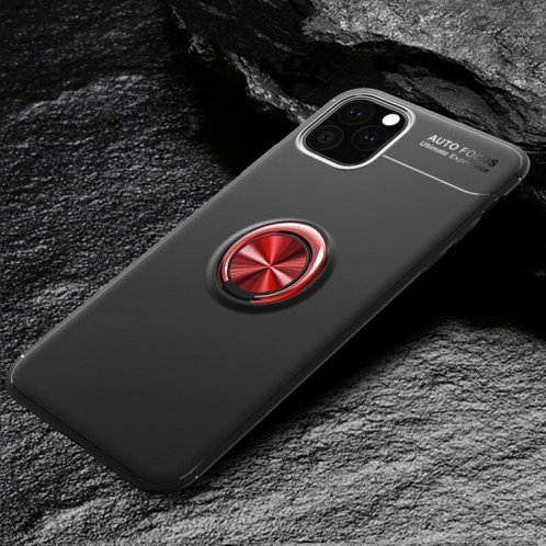 lenuo Coque TPU antichoc avec support invisible pour iPhone 11 Pro (Noir Rouge) SL101D639-05
