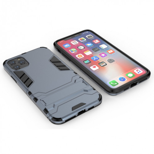 Étui antichoc PC + TPU avec support pour 11 Pro Max (Marine) SH005F207-05