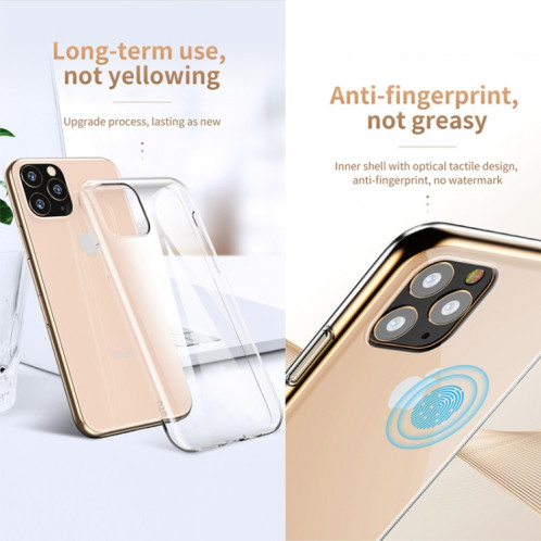 Etui de protection TPU transparent antichoc TOTUDESIGN pour iPhone 11 Pro ST84014-08