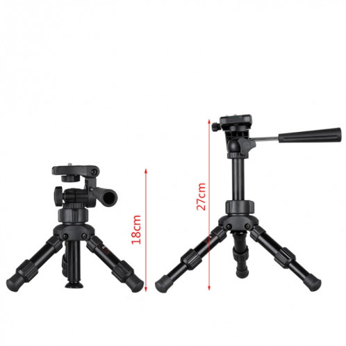 BEXIN MS16 petit trépied d'appareil photo de table léger pour appareil photo reflex numérique de téléphone SB01081540-06