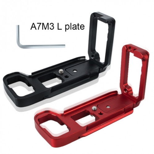 BEXIN A73 Clapet vertical de caméra à plaque en L pour caméra A7M3 A7III A7RIII (noir) SB801A1865-07