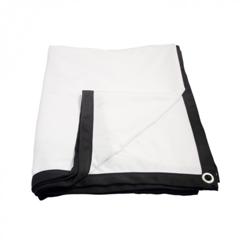 Rideau de film de projecteur en polyester de soie de lait pliable, taille : 150 pouces (16:9) zone de projection : 332 x 187 cm SH6011515-011