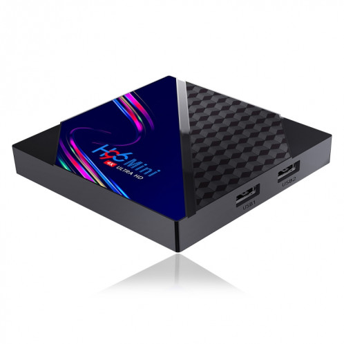 H96 Mini V8 Boîte de télévision intelligente 4K avec télécommande, Android 10,0, RK3228A Quad-Core Cortex-A7, 1 Go + 8 Go, Tiktok intégré, Support DLNA / HDMI / USBX2 / 2.4G WIFI, Type de prise: Type de prise: AU SH72041706-013