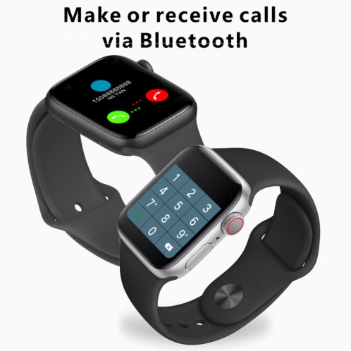 Montre Bluetooth intelligente à écran TFT de 1,4 pouces H55Pro, moniteur de sommeil / moniteur de fréquence cardiaque / tensiomètre, style: bracelet en silicone (rose) SH001C140-013