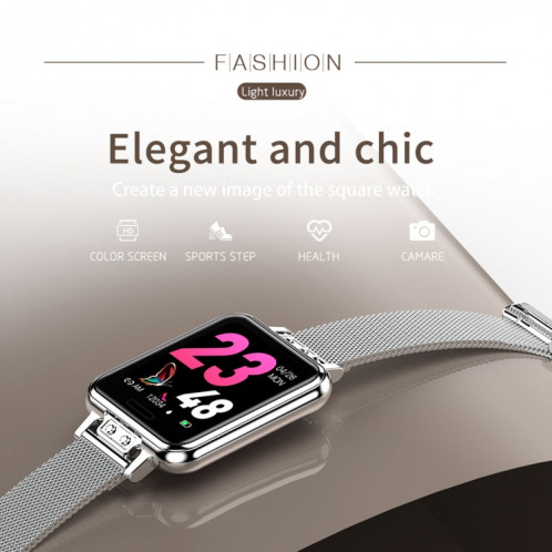 ZL13 1.22 pouces écran couleur IP67 montre intelligente étanche, moniteur de sommeil de soutien / moniteur de fréquence cardiaque / rappel de cycle menstruel (bleu) SH901C1556-015