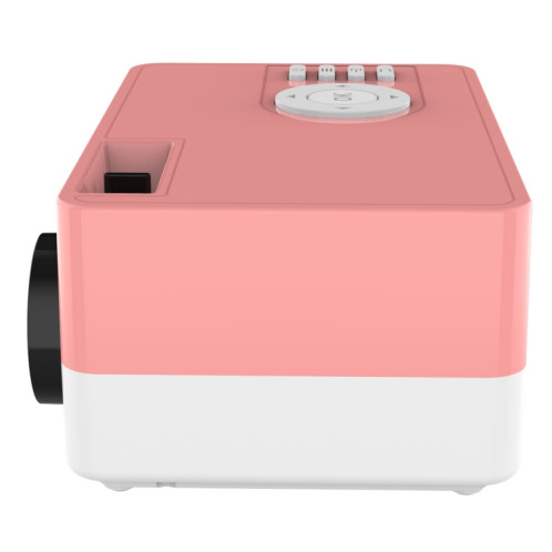 Mini projecteur LED domestique J15 1920 x 1080P HD avec support de montage sur trépied AV / HDMI x 1 / USB x1 / TF x 1, type de prise: prise américaine (blanc rose) SH102C1464-017