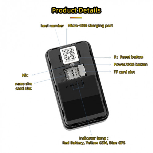 Traqueur sans fil de Beidou de localisateur magnétique fort de GPS de voiture de G11 SH0566616-019