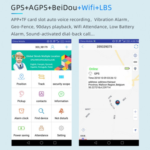 Traqueur sans fil de Beidou de localisateur magnétique fort de GPS de voiture de G11 SH0566616-019