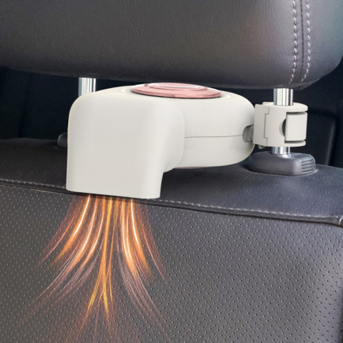 Tableau de bord de voiture portable + dégivreur hivernal de chauffage électrique suspendu au siège, tension: 12 V (noir) SH501A100-06