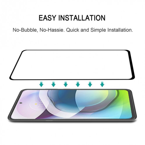 Pour Motorola Moto G 5G Full Glue Film en verre trempé plein écran SH26131647-08