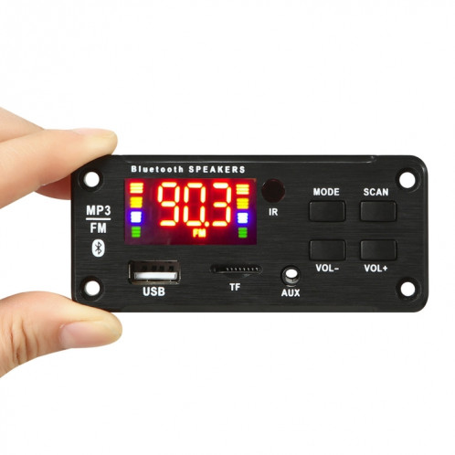 JX-916BT 12V 50W lecteur MP3 de voiture à écran couleur, prise en charge Bluetooth / FM / appel / enregistrement SH08951823-06