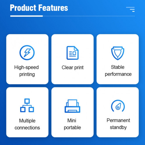 5811DD 58mm Bluetooth 4.0 imprimante thermique portative de reçus Bluetooth, SH8801572-018