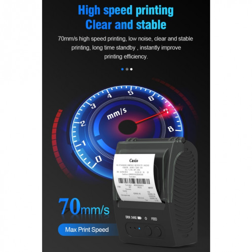 5811DD 58mm Bluetooth 4.0 imprimante thermique portative de reçus Bluetooth, SH8801572-018