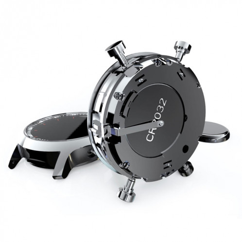 Lokmat MK18 1.1 pouces écran circulaire IP68 montre intelligente étanche, rappel d'informations de support / caméra à distance / moniteur de mouvement de marche (argent) SL401D1918-012