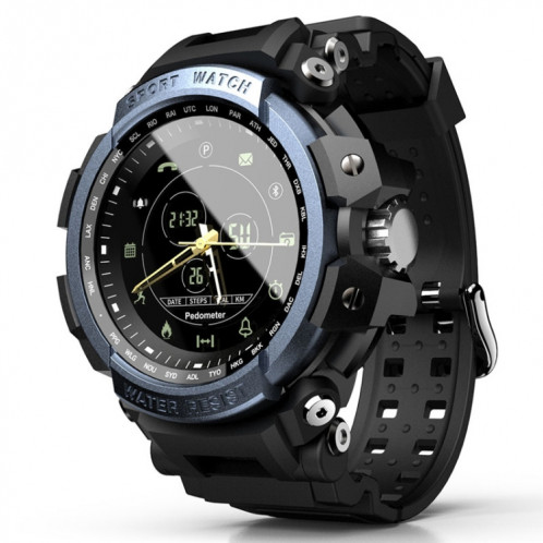 Lokmat MK28 1,4 pouces FSTN écran IP68 montre intelligente étanche, rappel d'informations de support / caméra à distance / enregistrement sportif (bleu) SL801B884-012