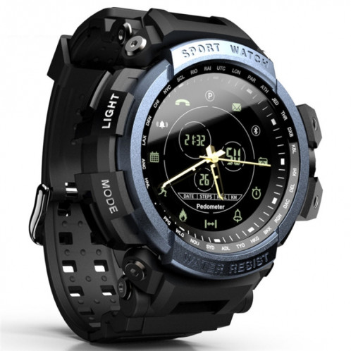 Lokmat MK28 1,4 pouces FSTN écran IP68 montre intelligente étanche, rappel d'informations de support / caméra à distance / enregistrement sportif (bleu) SL801B884-012