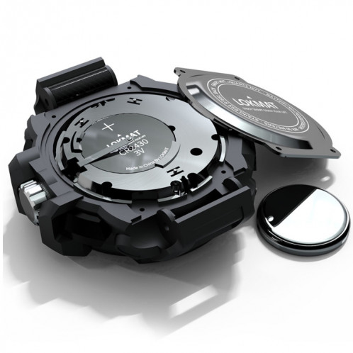 Lokmat MK28 1,4 pouces FSTN écran IP68 montre intelligente étanche, rappel d'informations de support / caméra à distance / enregistrement sportif (noir) SL801A713-012