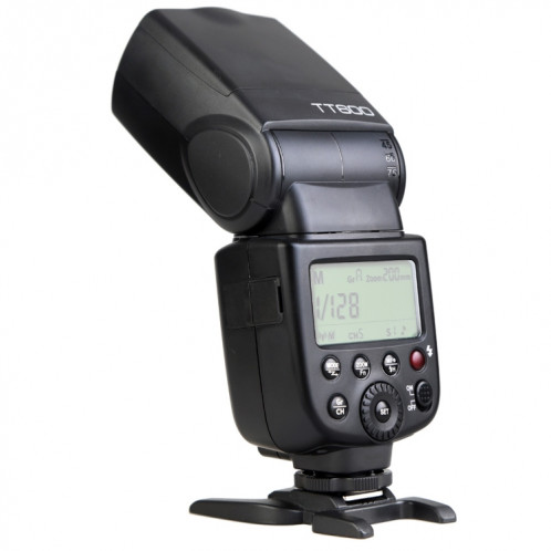 Godox TT600 2.4GHz sans fil 1 / 8000s HSS Flash Speedlite Camera Top Fill Light pour Canon / Nikon DSLR Camera (Noir) SG601A1888-010