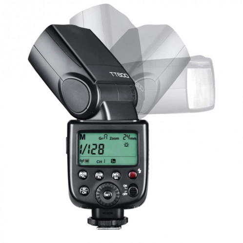 Godox TT600 2.4GHz sans fil 1 / 8000s HSS Flash Speedlite Camera Top Fill Light pour Canon / Nikon DSLR Camera (Noir) SG601A1888-010