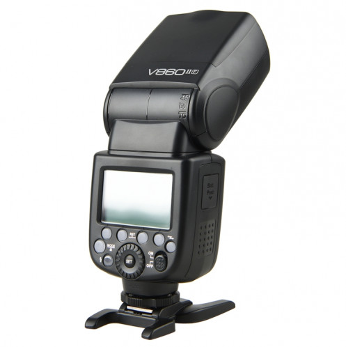 Godox V860IIF 2.4GHz sans fil 1 / 8000s HSS Flash Speedlite Camera Top Fill Light pour appareils photo reflex numériques Fujifil (noir) SG901A1329-012