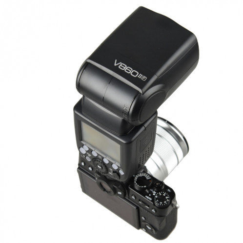 Godox V860IIF 2.4GHz sans fil 1 / 8000s HSS Flash Speedlite Camera Top Fill Light pour appareils photo reflex numériques Fujifil (noir) SG901A1329-012