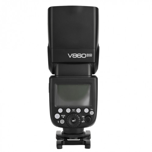 Godox V860IIN 2.4GHz sans fil 1 / 8000s HSS Flash Speedlite Camera Top Fill Light pour Nikon DSLR Camera (Noir) SG101A1528-09