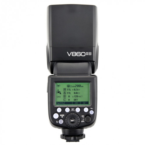 Godox V860IIS 2.4GHz sans fil 1 / 8000s HSS Flash Speedlite Camera Top Fill Light pour Sony DSLR Camera (Noir) SG801A1707-010