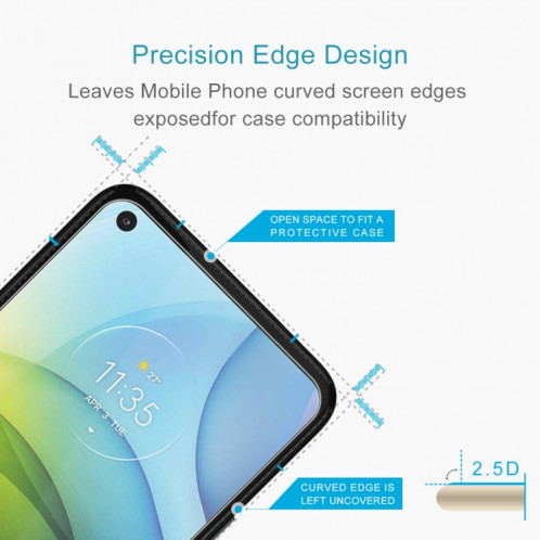 Pour Motorola Moto G9 Power 0.26mm 9H 2.5D Film en verre trempé SD2301702-08