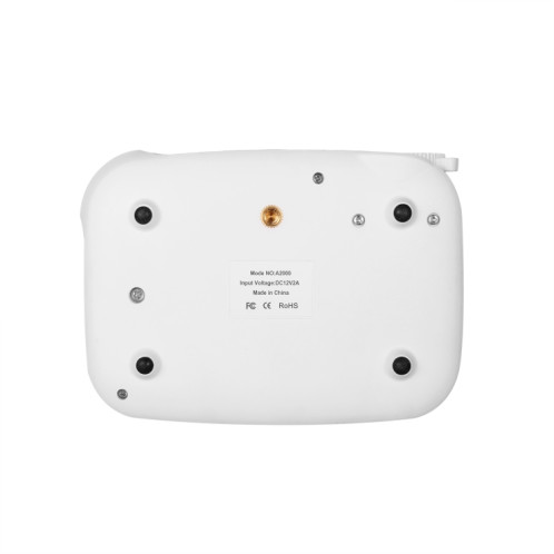 TRANSJEE A2000 320x240P 1000 ANSI Lumens Mini projecteur numérique HD pour cinéma maison, Type de prise: Prise AU (Blanc) SH701A833-09