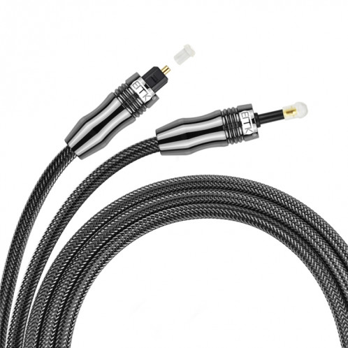 EMK OD6.0mm Câble audio numérique optique Toslink 3,5 mm vers Mini Toslink, longueur: 1,5 m SE780262-010